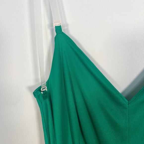 Lulus Green Flowy Backless Maxi Long Cocktail EveningDress - Picture 8 of 16